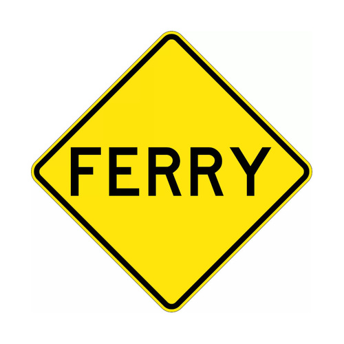 WORKWEAR, SAFETY & CORPORATE CLOTHING SPECIALISTS - 600x600mm - Aluminium - Class 1 Reflective - Ferry