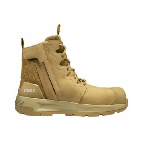 WORKWEAR, SAFETY & CORPORATE CLOTHING SPECIALISTS uvex 3 x--low zip tan - 150mm Boot