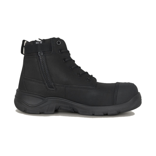 WORKWEAR, SAFETY & CORPORATE CLOTHING SPECIALISTS TOUGHMAXX - 6in Zip Boot - Black