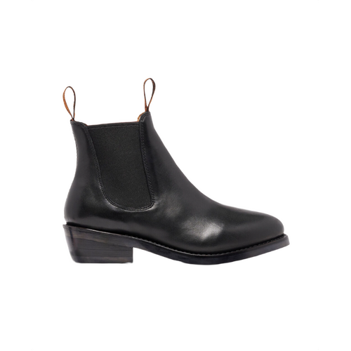 WORKWEAR, SAFETY & CORPORATE CLOTHING SPECIALISTS - Women's Mustang Sig. Pull-Up Leather Boot - Black